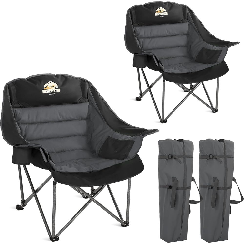 Outdoor Furniture Xl - Juego de 2 Sillas de Camping