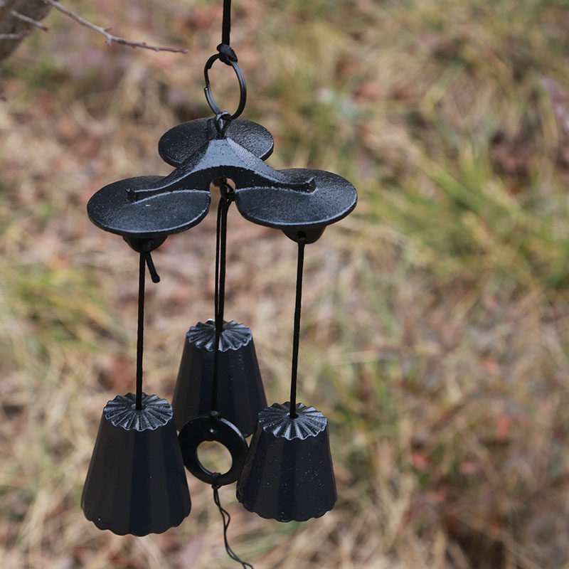 Outdoor Furniture Japanese Style - Campana de Viento de Hierro para