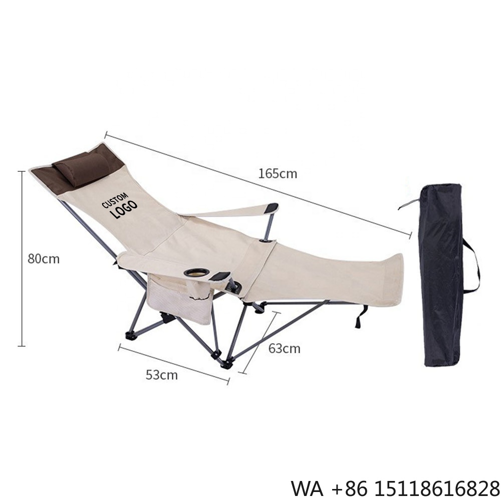 Outdoor Furniture With Storage - Silla Reclinable Plegable Portátil, Silla Ligera