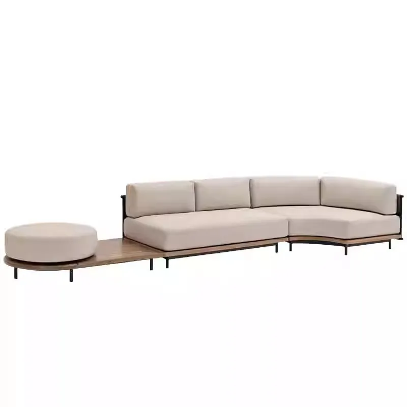 Outdoor Furniture Design - Sofá nórdico de ratán para exteriores,