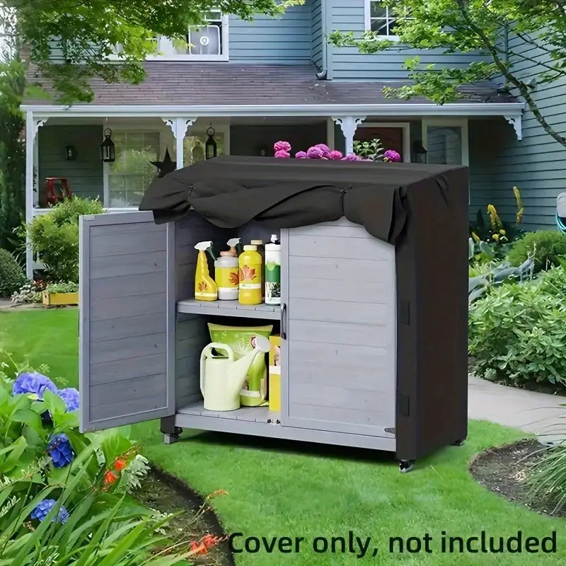 Outdoor Furniture With Storage - Cubierta impermeable para gabinete, Protector de