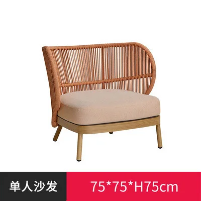 Outdoor Furniture Xl - XL, sofá de mimbre para balcón