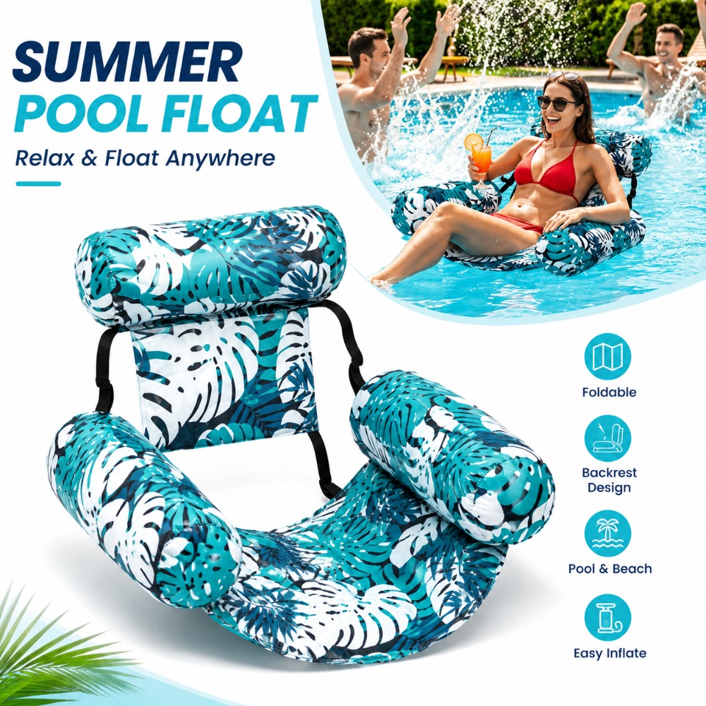Outdoor Furniture For Pool - Silla Inflable Resistente para Piscina, Asiento