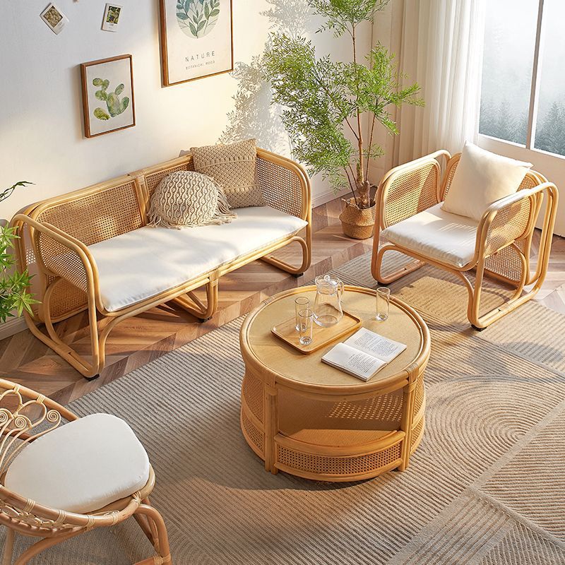 Outdoor Furniture Japanese Style - Sofá de Ratán Japonés, Combinación de