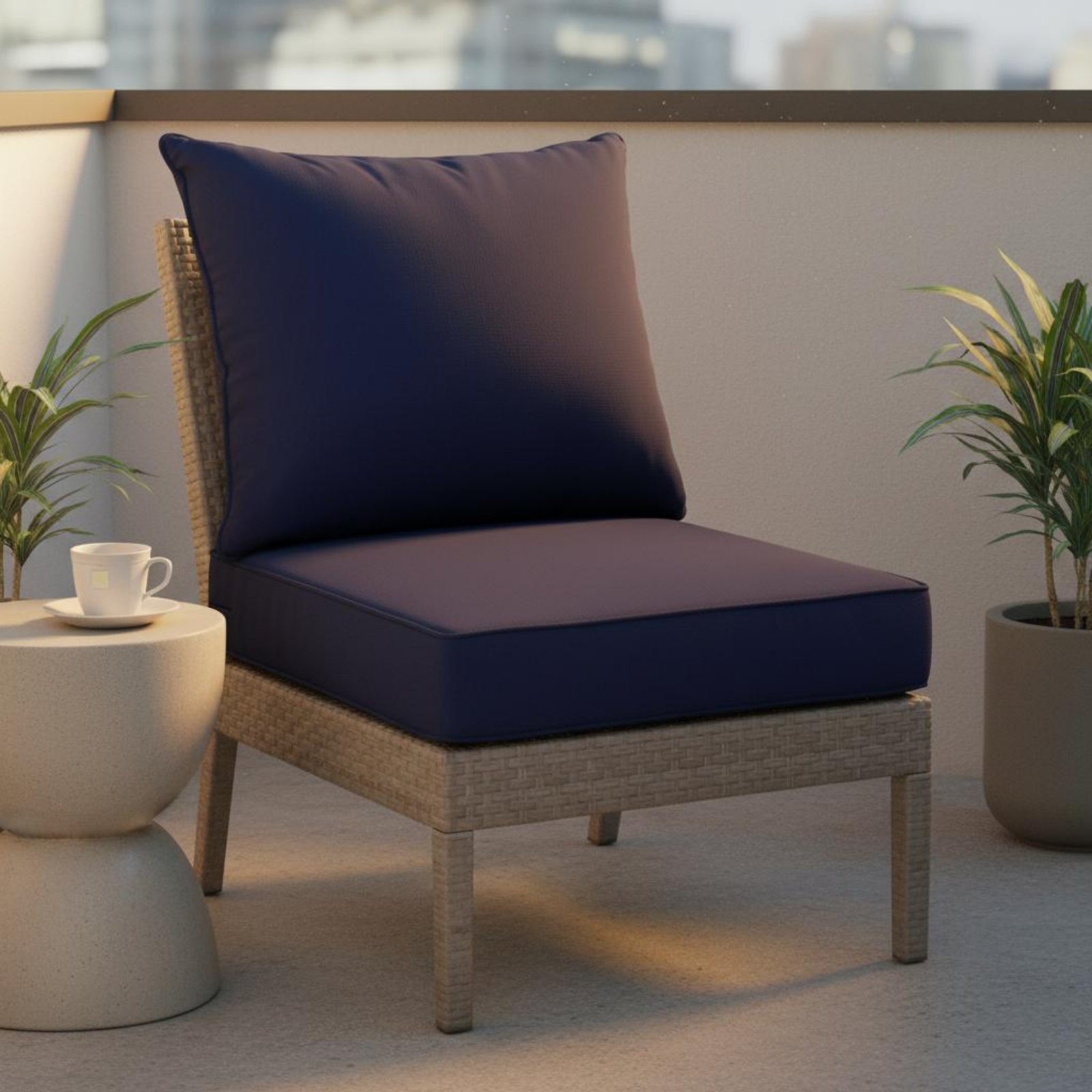 Outdoor Furniture Cushion - Juego de Cojines para Silla de