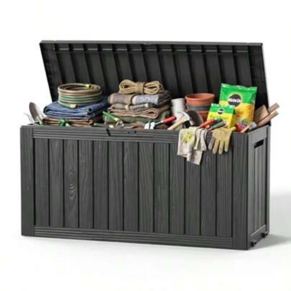 Outdoor Furniture With Storage - Caja de Almacenamiento Exterior de 90