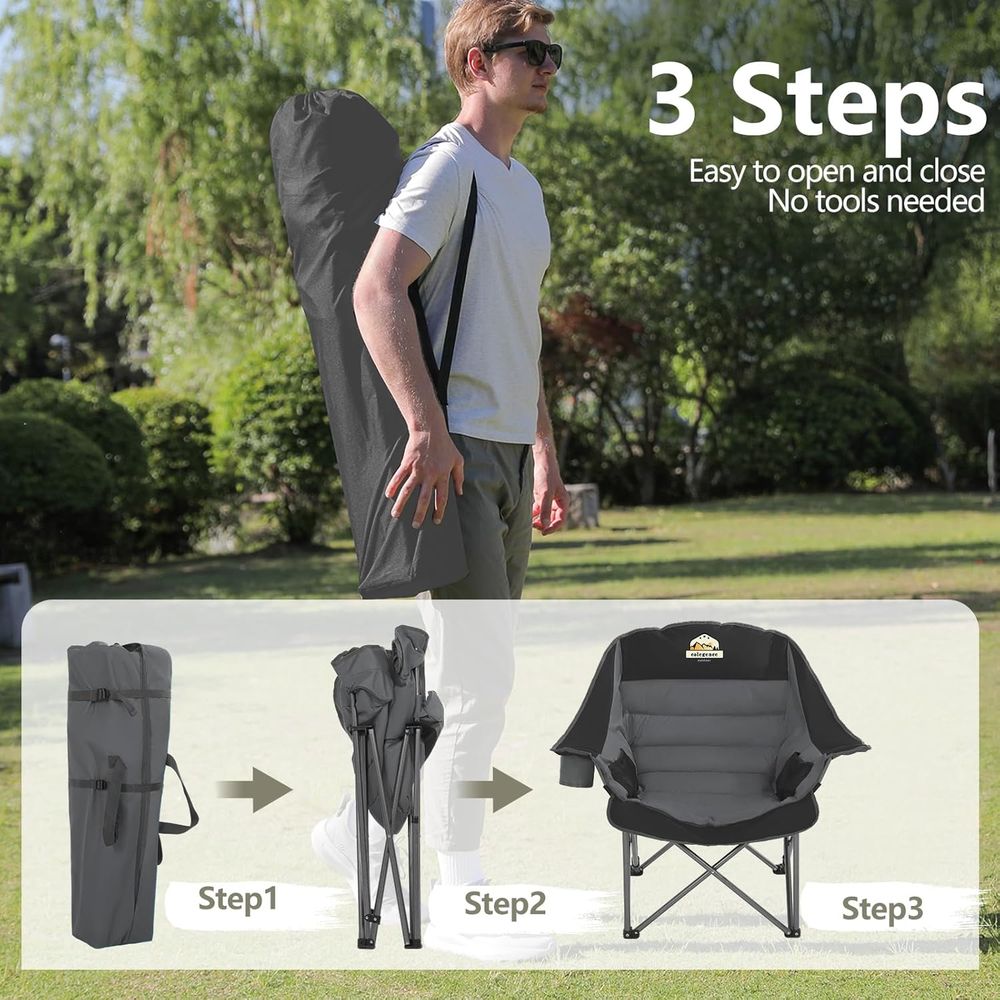 Juego de 2 Sillas de Camping E - Outdoor Furniture Xl reseña y precio