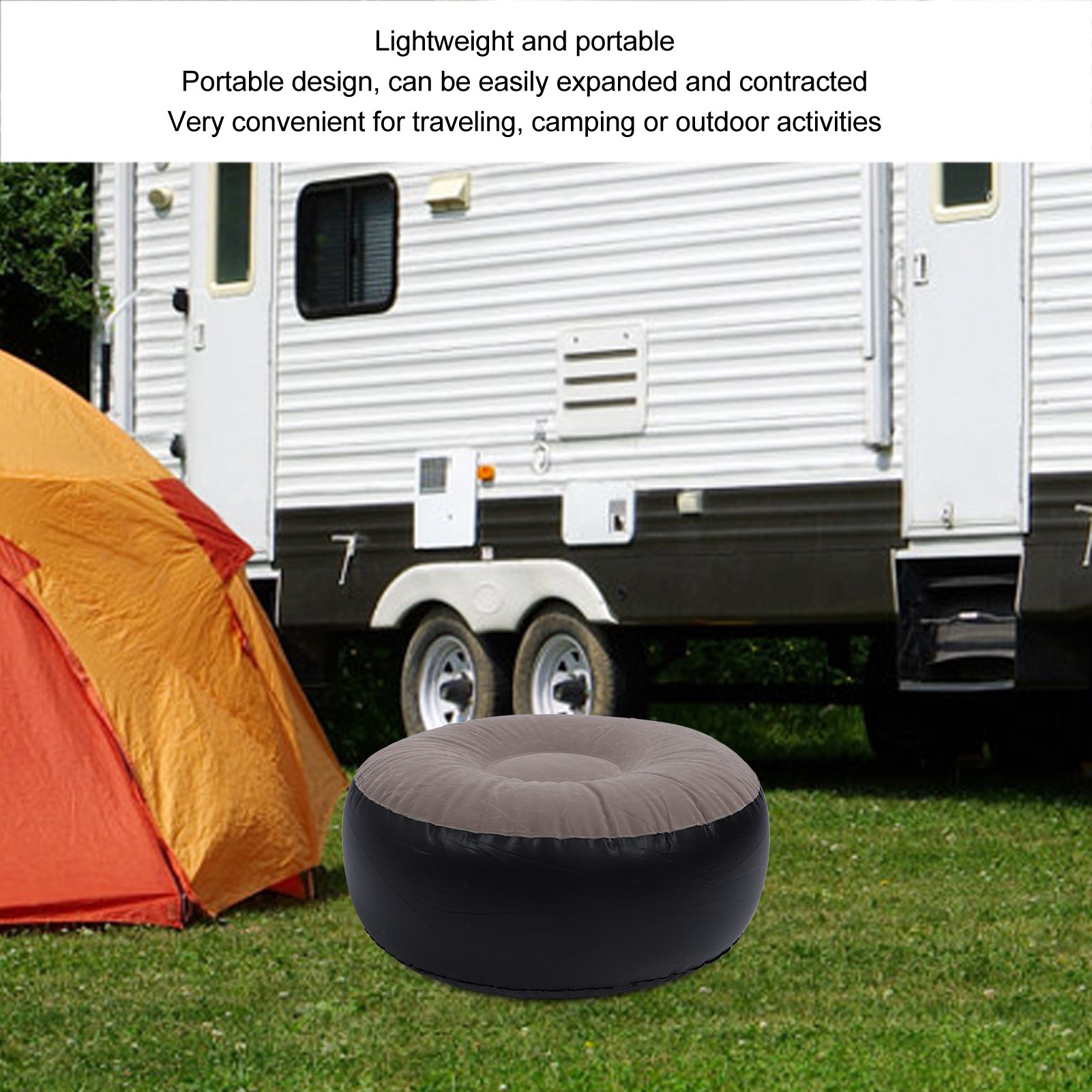 Taburete Inflable Aterciopelad - Outdoor Furniture Design reseña y precio