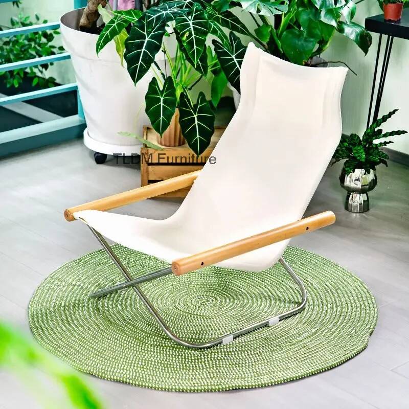 Sillón de lona plegable de con - Outdoor Furniture Japanese Style reseña y precio