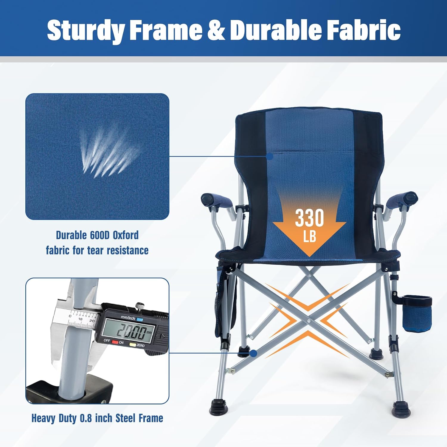 Silla Plegable Portátil para C - Outdoor Furniture With Storage reseña y precio