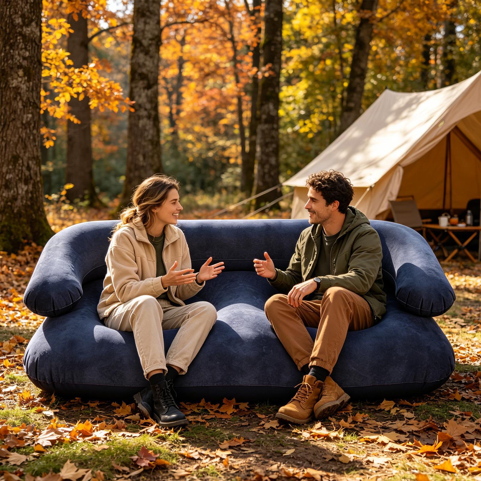 Sofá Inflable Doble de Dos Pla - Outdoor Furniture Costco reseña y precio