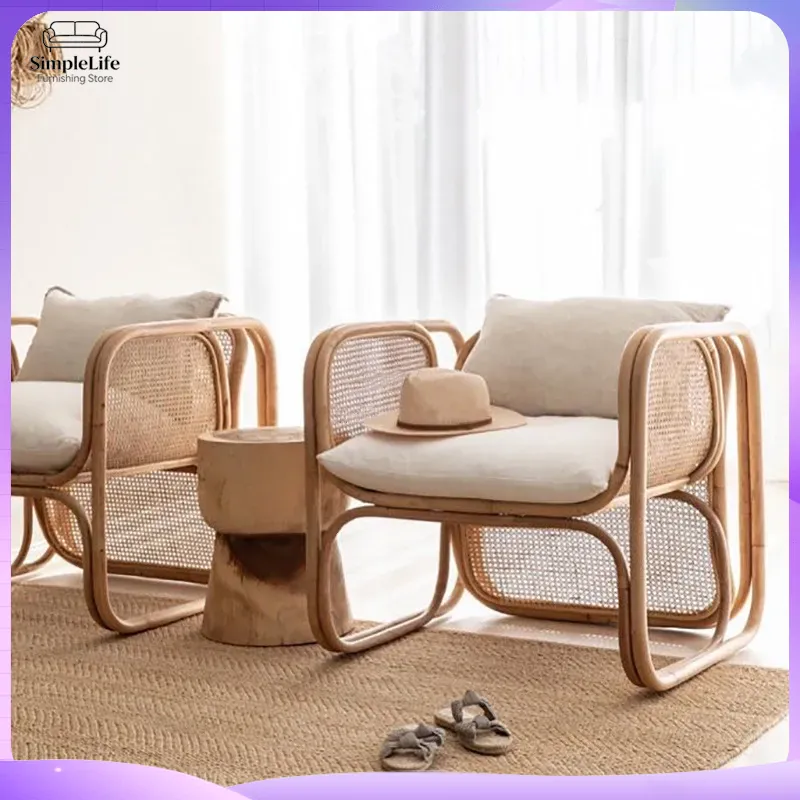 Conjunto de Sofás de Mimbre de - Outdoor Furniture Japanese Style reseña y precio