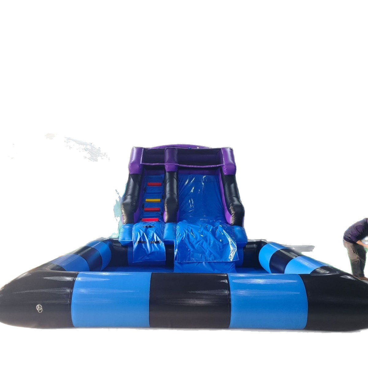 Tobogán acuático inflable de P - Outdoor Furniture In Sale reseña y precio