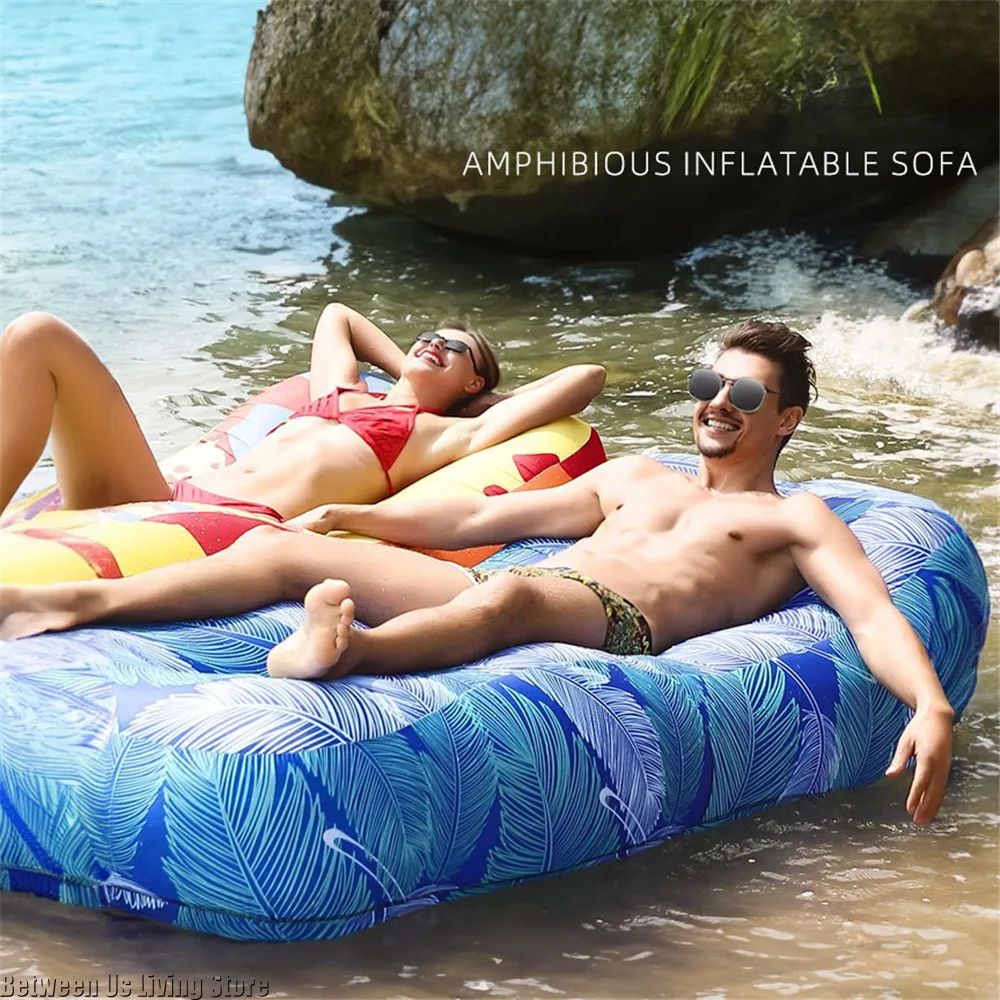 Sofá cama inflable de lujo: di - Outdoor Furniture Design reseña y precio