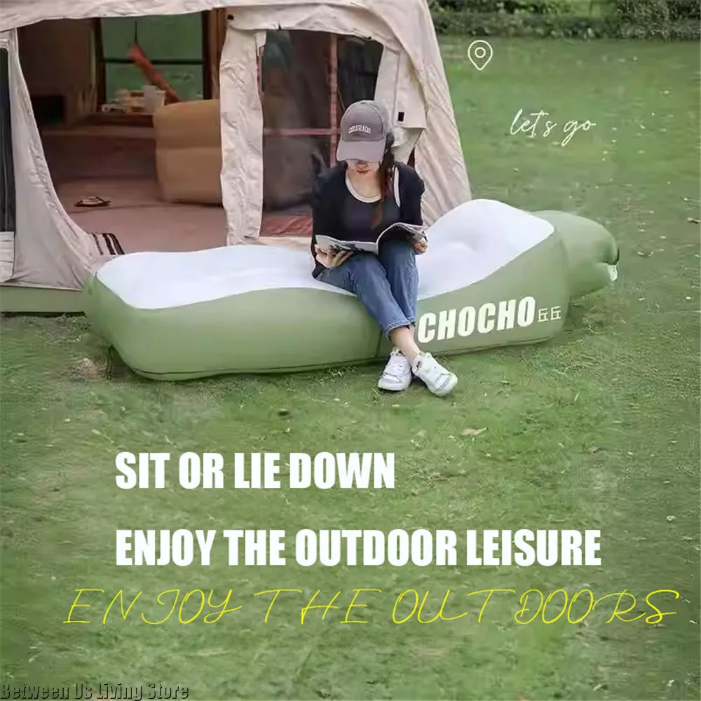 Sofá cama inflable de lujo: di - Outdoor Furniture Design reseña y precio