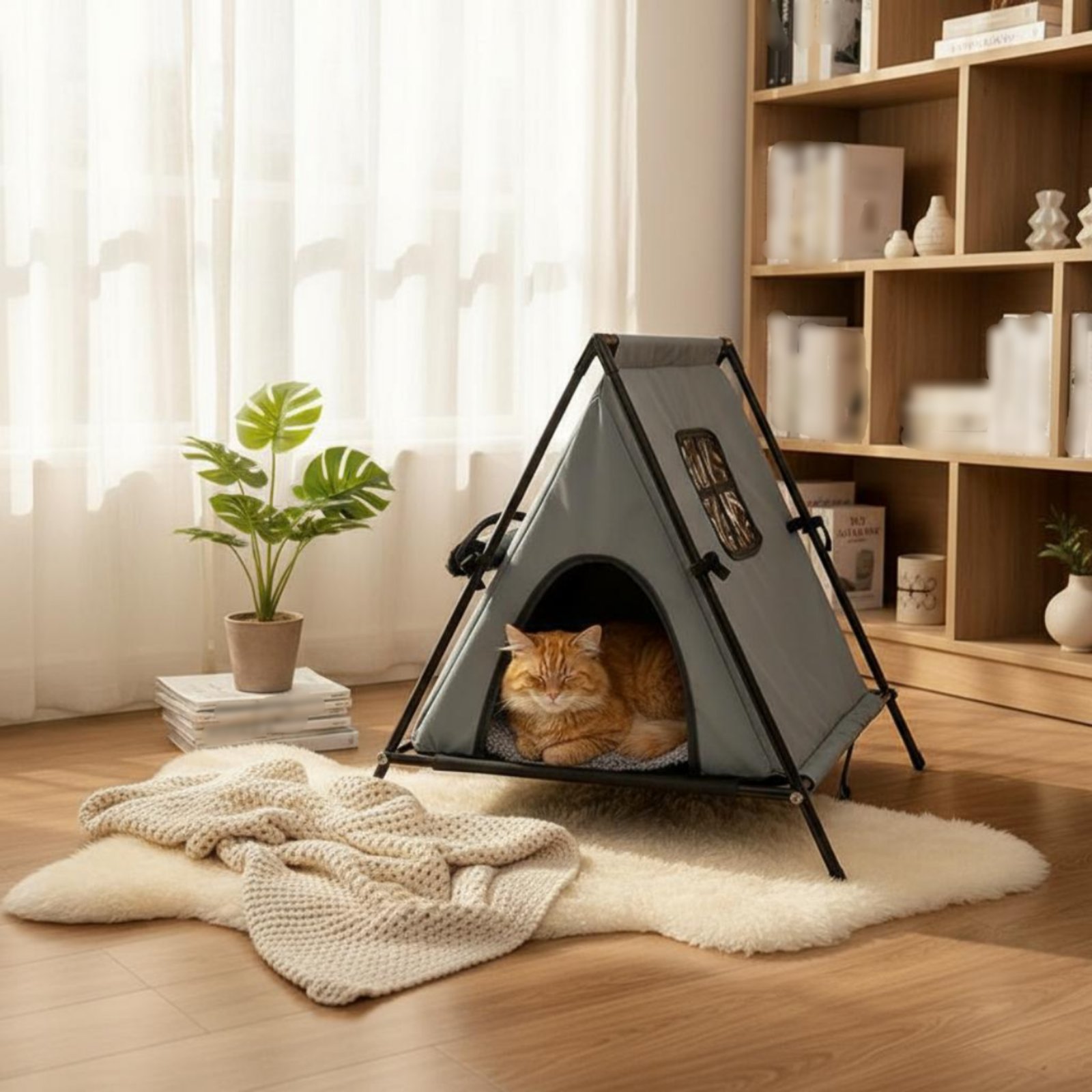Casa para Gatos con Aislamient - Outdoor Furniture Year Round reseña y precio