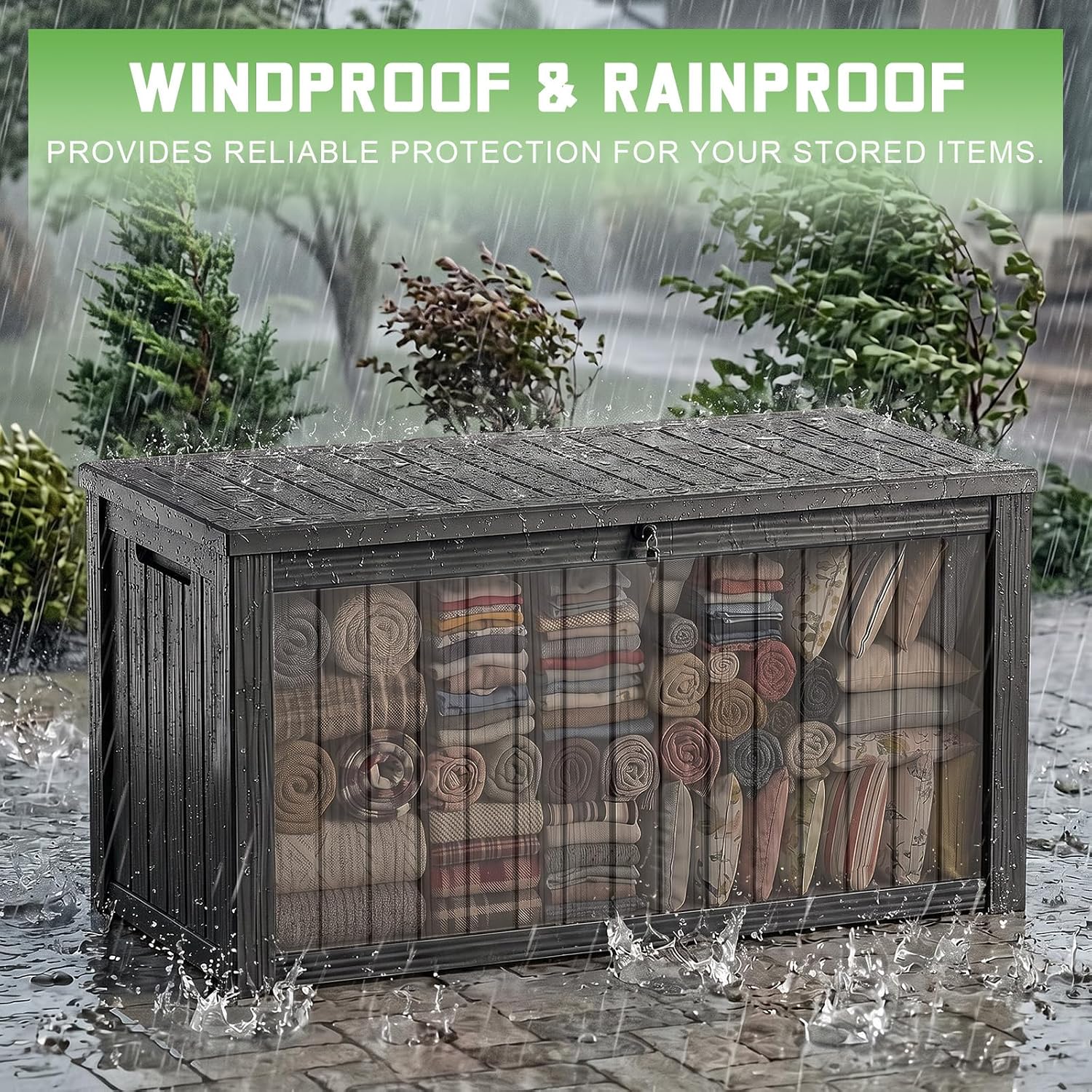 Caja de Almacenamiento de Resi - Outdoor Furniture With Storage reseña y precio