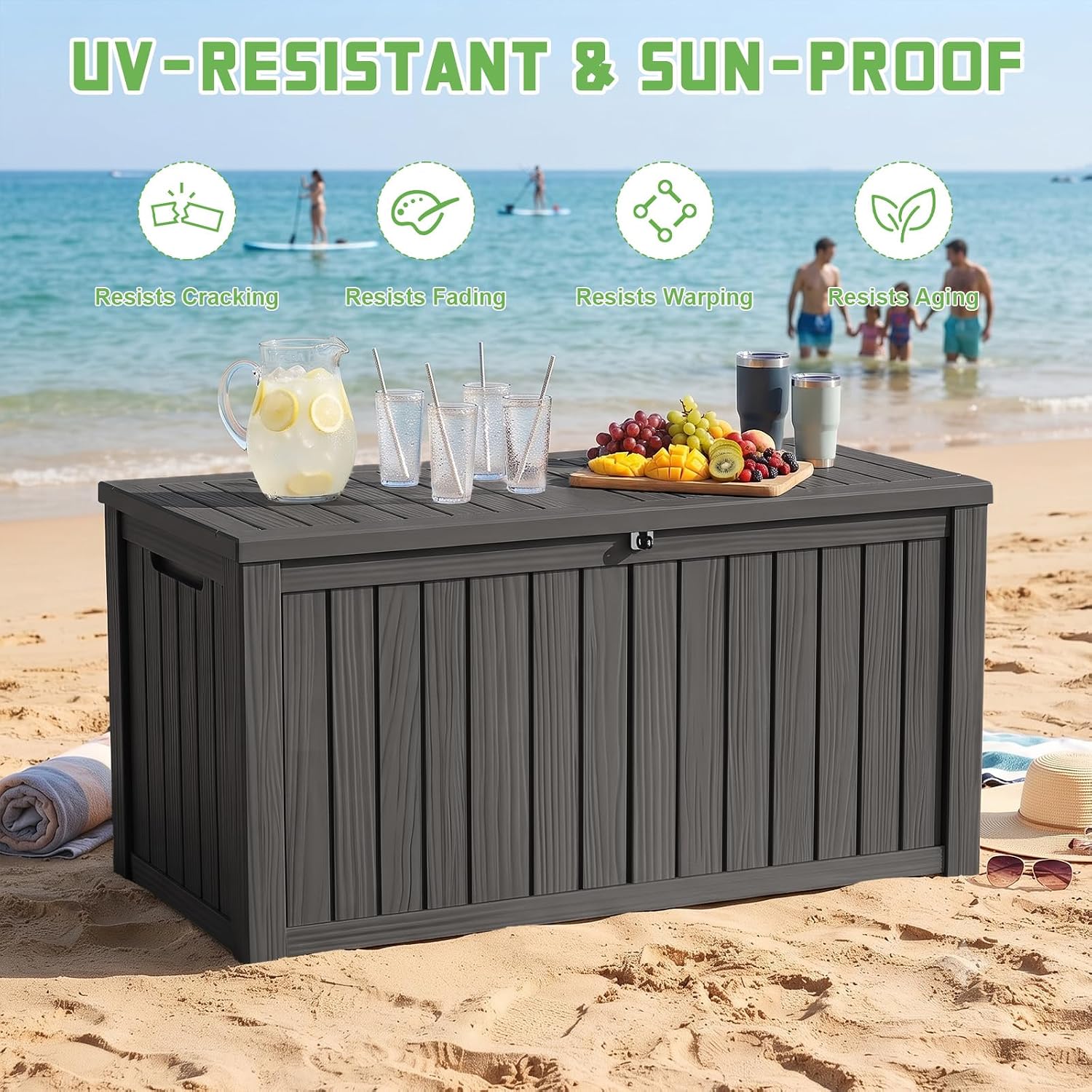 Caja de Almacenamiento de Resi - Outdoor Furniture With Storage reseña y precio