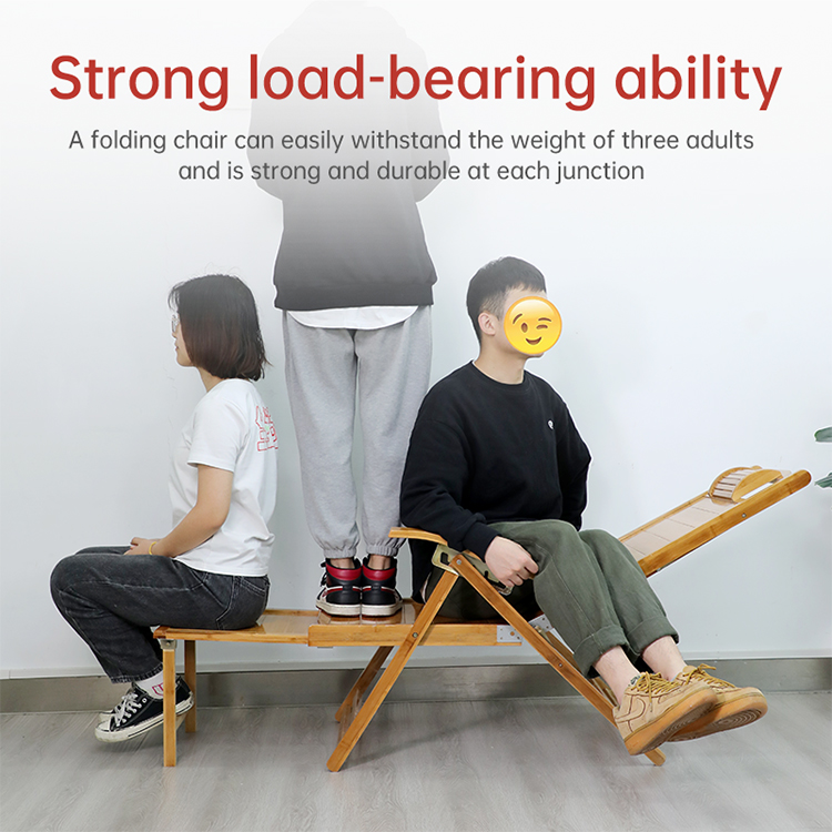 Sillón plegable de bambú de di - Outdoor Furniture Design reseña y precio