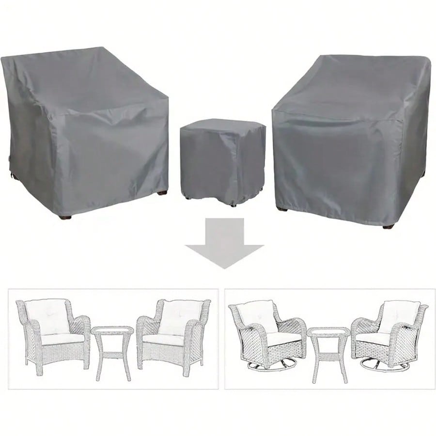 Juego de 3 fundas impermeables - Outdoor Furniture Year Round reseña y precio