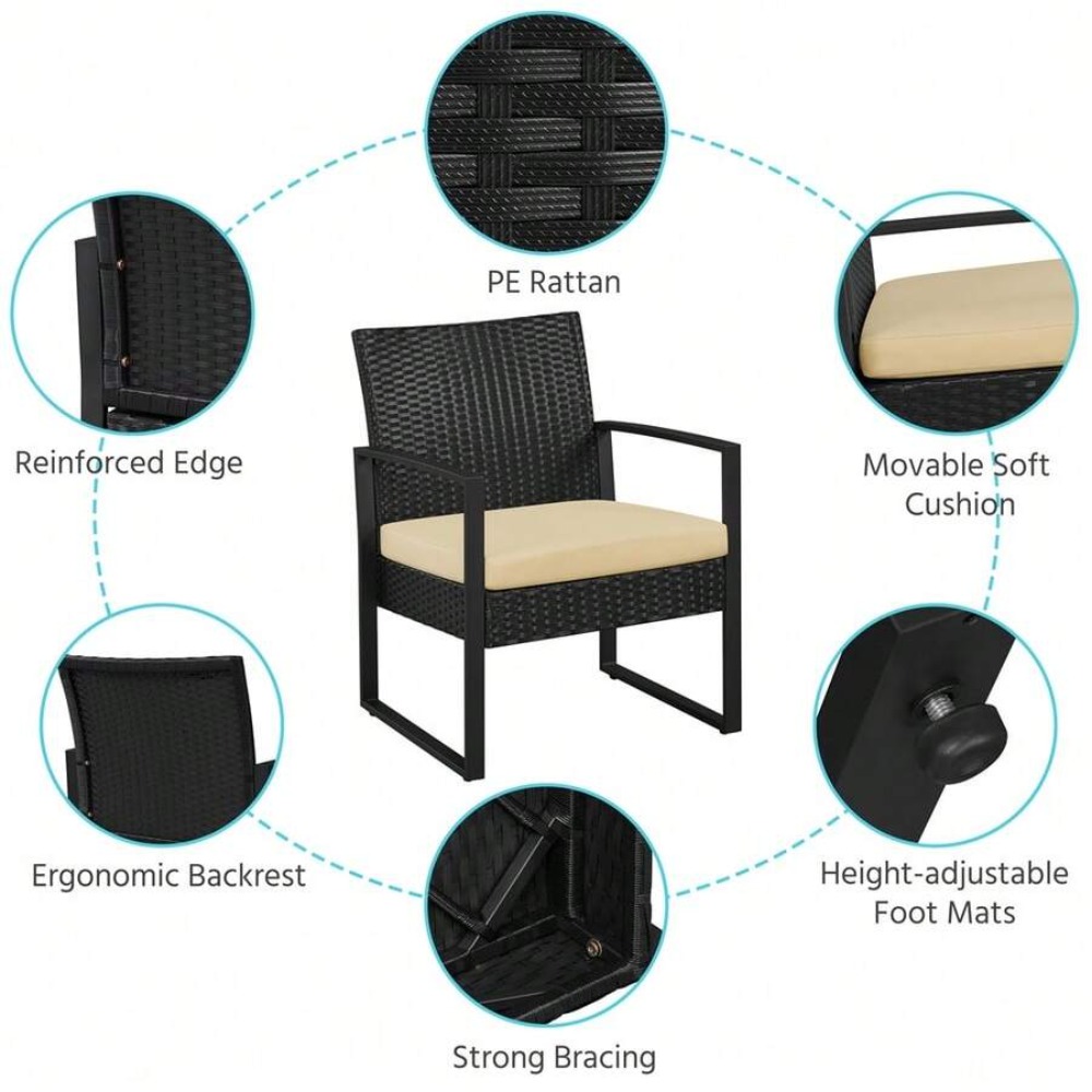 Conjunto de muebles de mimbre  - Outdoor Furniture Design reseña y precio