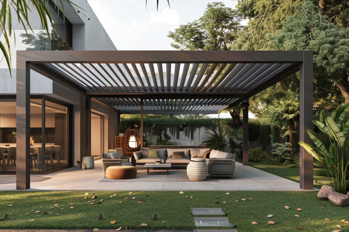 Pérgola Rectangular de Aleació - Outdoor Furniture For Pool reseña y precio