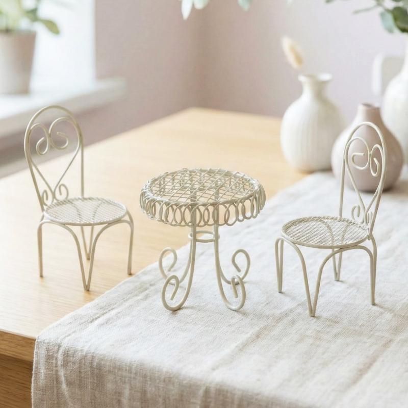 1/3 Piezas de Muebles de Hierr - Outdoor Furniture Design reseña y precio