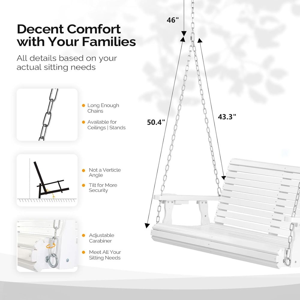 Columpio de Madera para Patio  - Outdoor Furniture Xl reseña y precio