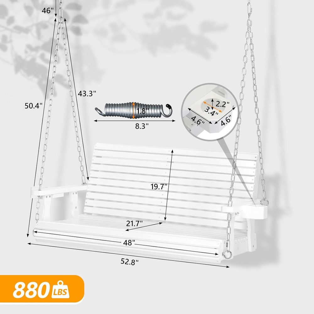Columpio de Madera para Patio  - Outdoor Furniture Xl reseña y precio