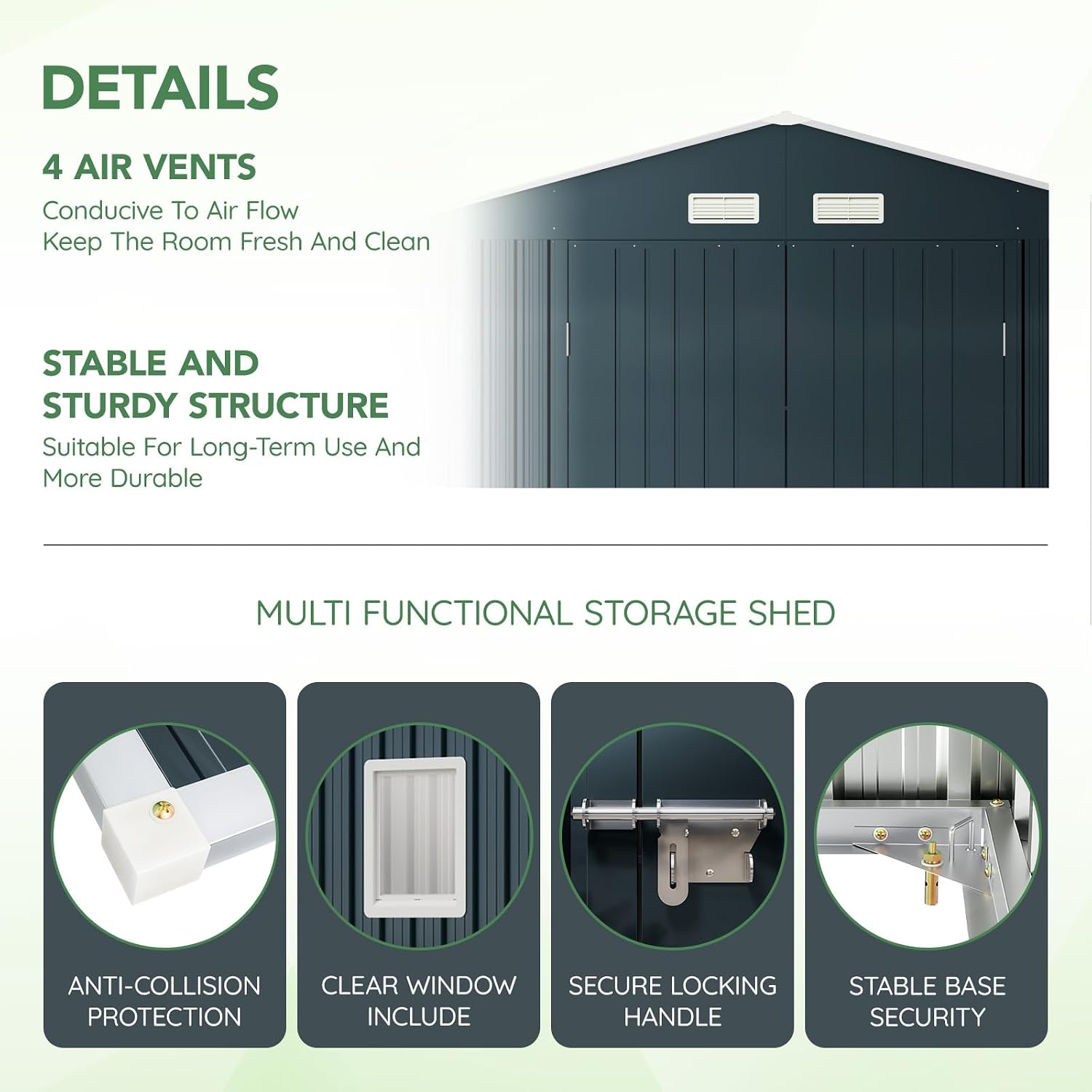 Caseta de Almacenamiento de Ac - Outdoor Furniture With Storage reseña y precio