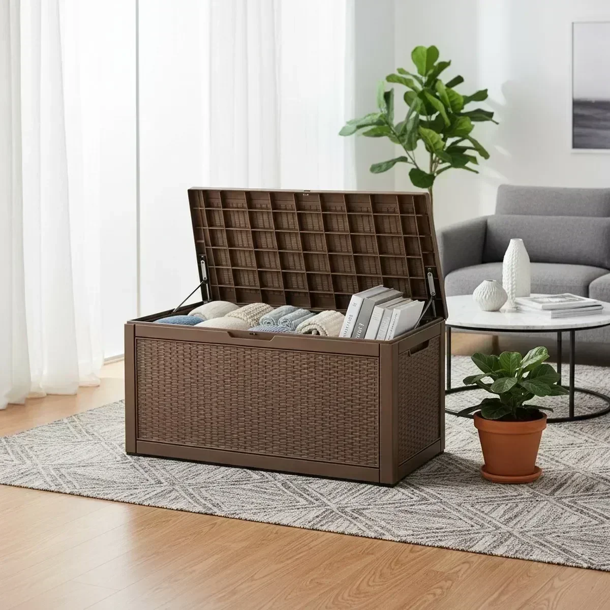 Banco de Almacenamiento Exteri - Outdoor Furniture Cushion reseña y precio