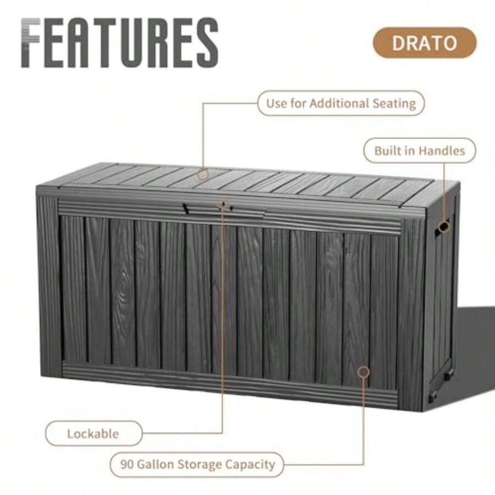 Caja de Almacenamiento Exterio - Outdoor Furniture With Storage reseña y precio